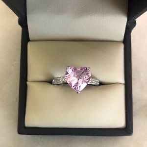 Heart Shaped Zirconia Ring